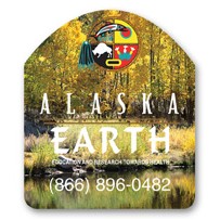 USA Made Premium UV Window Micro-Suction Cling Decal (2.5"x2.125") Arch Shape